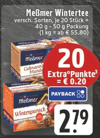 E-Center Meßmer wintertee gebrannte mandel Angebot