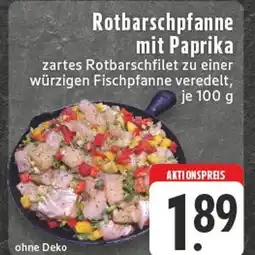 E-Center Rotbarschpfanne mit paprika Angebot