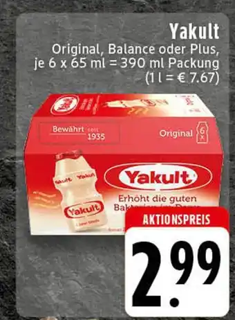 Edeka Yakult original Angebot