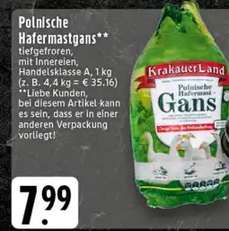 Edeka Krakauerland polnische hafermastgans Angebot