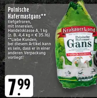 Edeka Krakauerland polnische hafermastgans Angebot