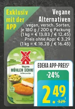Edeka Mühlen vegane schnitzel Angebot