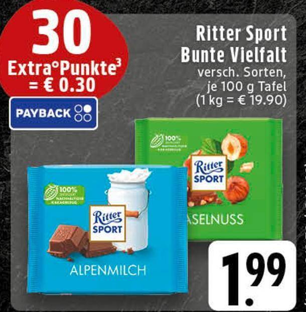 Ritter Sport Angebot Diese Woche