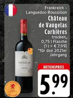 Edeka Château de vaugelas corbières trocken Angebot