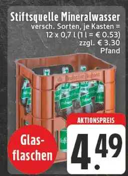 Edeka Stiftsquelle mineralwasser Angebot