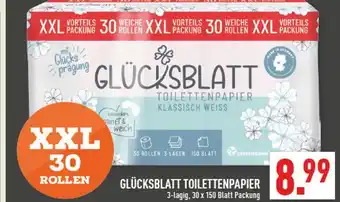 Marktkauf Glücksblatt toilettenpapier klassisch weiss Angebot