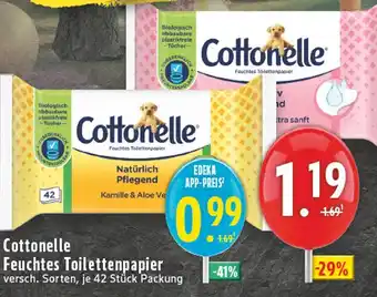 Edeka Cottonelle natürlich pflegend kamille & aloe vera Angebot
