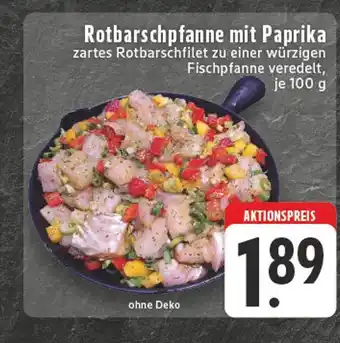 Edeka Rotbarschpfanne mit paprika Angebot