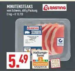 Marktkauf Rasting minutensteaks vom schwein Angebot