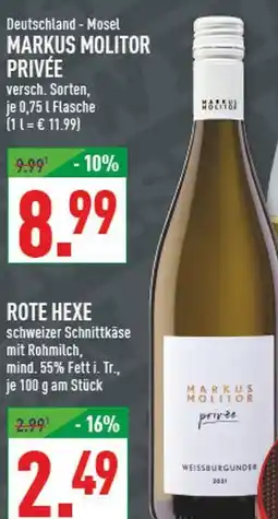 Marktkauf Markus molitor privée Angebot