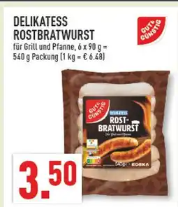 Marktkauf Gut & günstig delikatess rostbratwurst Angebot