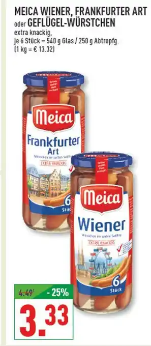 Marktkauf Meica wiener Angebot