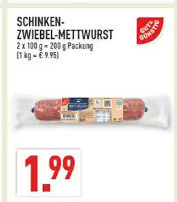 Marktkauf Gut & günstig schinken-zwiebel-mettwurst Angebot
