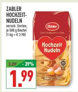 Marktkauf Zabler hochzeit-nudeln Angebot