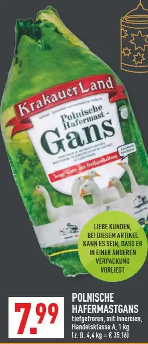 Marktkauf Krakauer land polnische hafermastgans Angebot