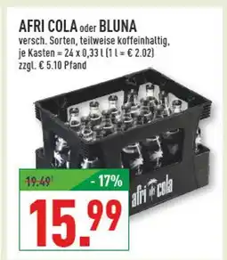 Marktkauf Afri cola afri cola oder bluna Angebot