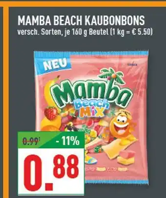 Marktkauf Mamba beach kaubonbons Angebot