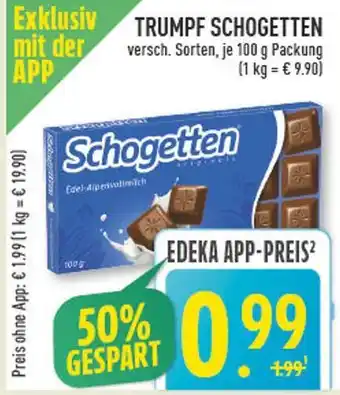 Marktkauf Trumpf schogetten Angebot