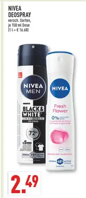 Marktkauf Nivea black & white invisible original Angebot