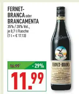 Marktkauf Fernet-branca fernet-branca Angebot