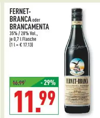 Marktkauf Fernet-branca fernet-branca Angebot