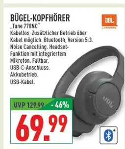 Marktkauf Jbl bügel-kopfhörer tune 770nc Angebot
