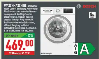 Marktkauf Bosch waschmaschine wan28127 Angebot