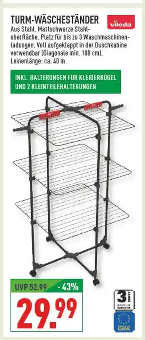 Marktkauf Vileda turm-wäscheständer Angebot