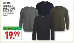 Marktkauf Herren rundhals-sweatshirt Angebot
