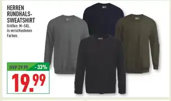 Marktkauf Herren rundhals-sweatshirt Angebot