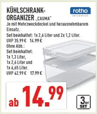 Marktkauf Rotho kühlschrank-organizer 'cauma' Angebot