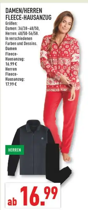 Marktkauf Damen fleece-hausanzug Angebot