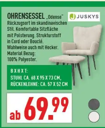 Marktkauf C ohrensessel odense Angebot