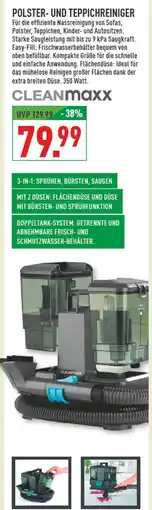 Marktkauf Cleanmaxx polster- und teppichreiniger Angebot