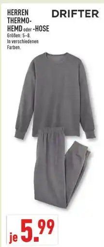 Marktkauf Drifter herren thermo-hemd Angebot