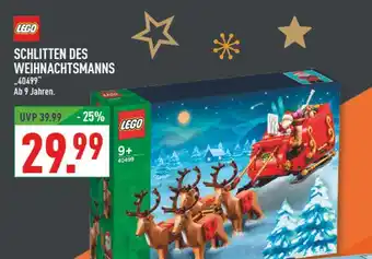 Marktkauf Lego schlitten des weihnachtsmanns Angebot