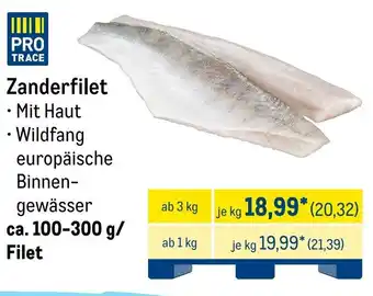 METRO Zanderfilet Angebot