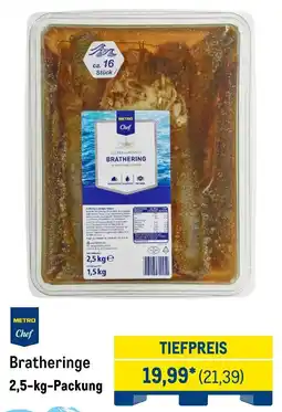 METRO METRO Chef Bratheringe Angebot