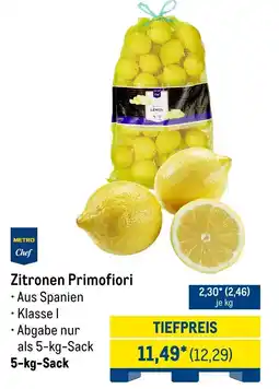 METRO METRO Chef Zitronen Primofiori Angebot