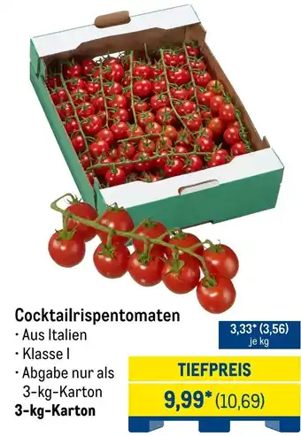 METRO Cocktailrispentomaten Angebot