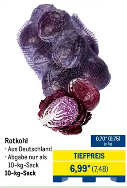 METRO Rotkohl Angebot