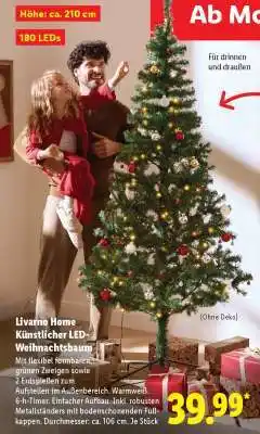 Lidl Livarno Home Künstlicher LED-Weihnachtsbaum Angebot