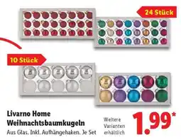 Lidl Livarno Home Weihnachtsbaumkugeln Angebot