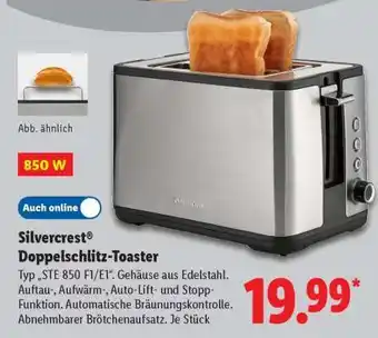 Lidl SILVERCREST Doppelschlitz-Toaster Angebot
