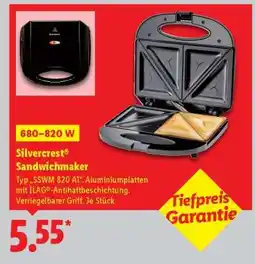 Lidl SILVERCREST Sandwichmaker Angebot
