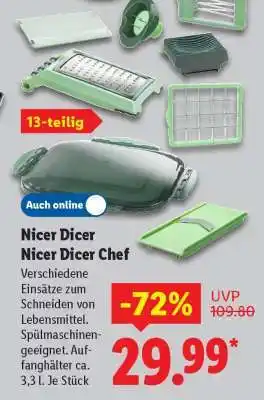 Lidl Nicer Dicer Nicer Dicer Chef Angebot
