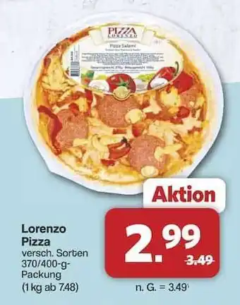 Famila Nord Ost Lorenzo Pizza Angebot