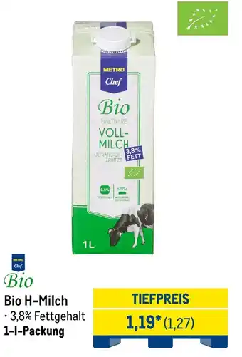 METRO METRO Chef Bio H-Milch Angebot