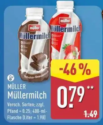Aldi Nord MÜLLER Müllermilch Angebot