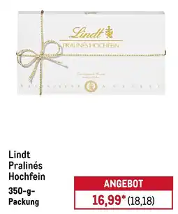 METRO Lindt Pralinés Hochfein Angebot